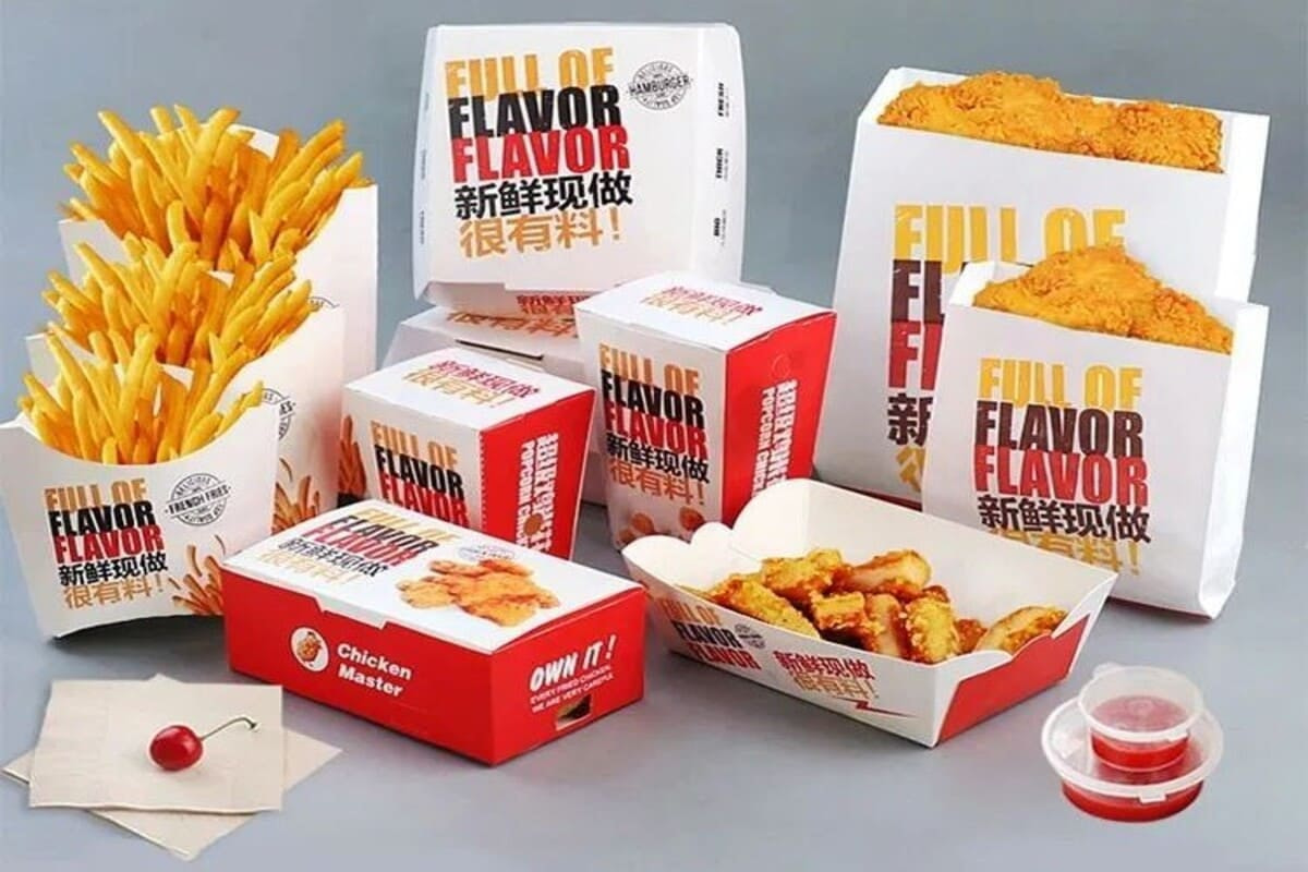 Nhu cầu in hộp giấy đựng gà rán hiện nay