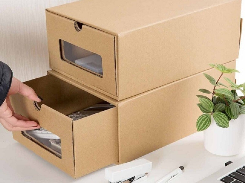 Ưu điểm của việc làm kệ giày bằng bìa carton