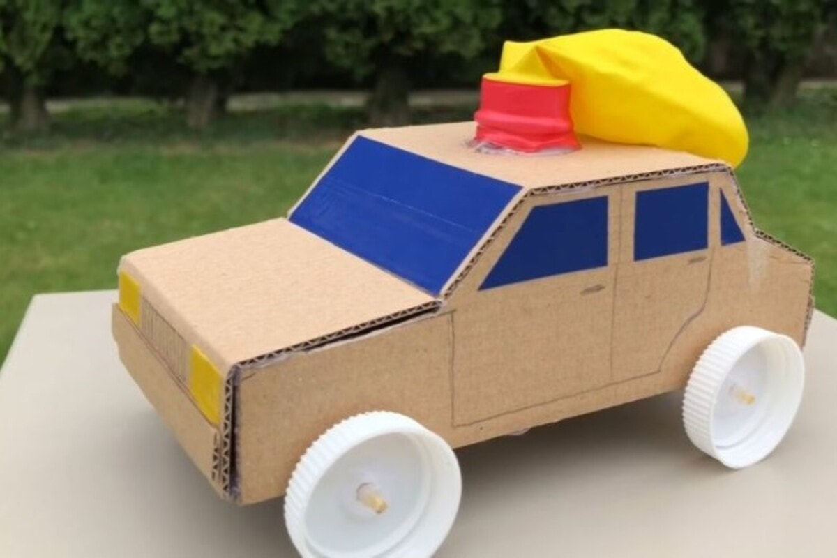 Mẹo làm ô tô từ thùng carton tại nhà đơn giản