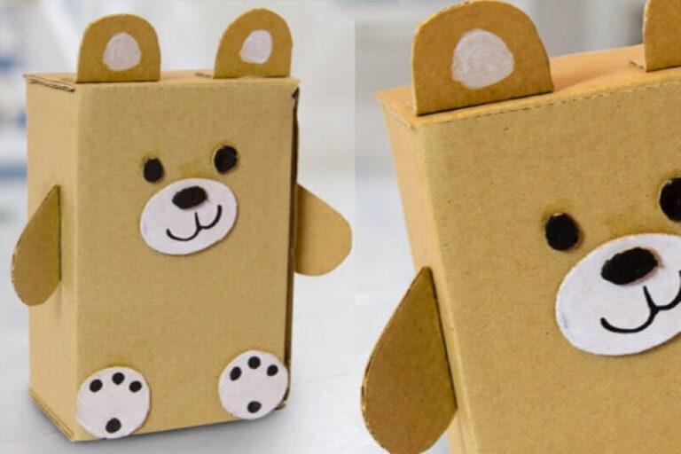 cach lam thung rac bang bia carton