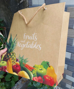 túi giấy đựng hoa quả, túi đựng hoa quả làm từ giấy, túi đựng hoa quả làm bằng giấy