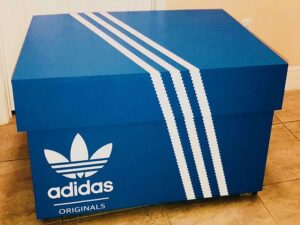 Túi hộp giày adidas, Size hộp giày adidas, Hộp giày adias