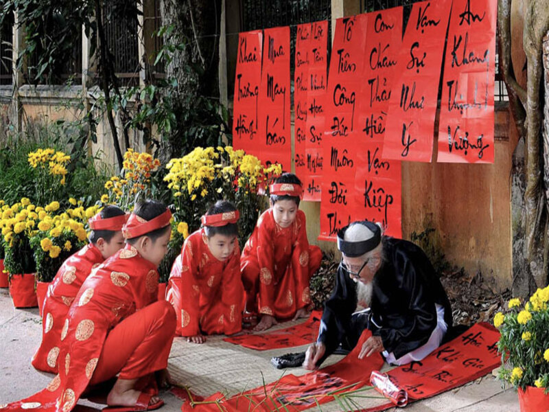 Xin chữ đầu năm