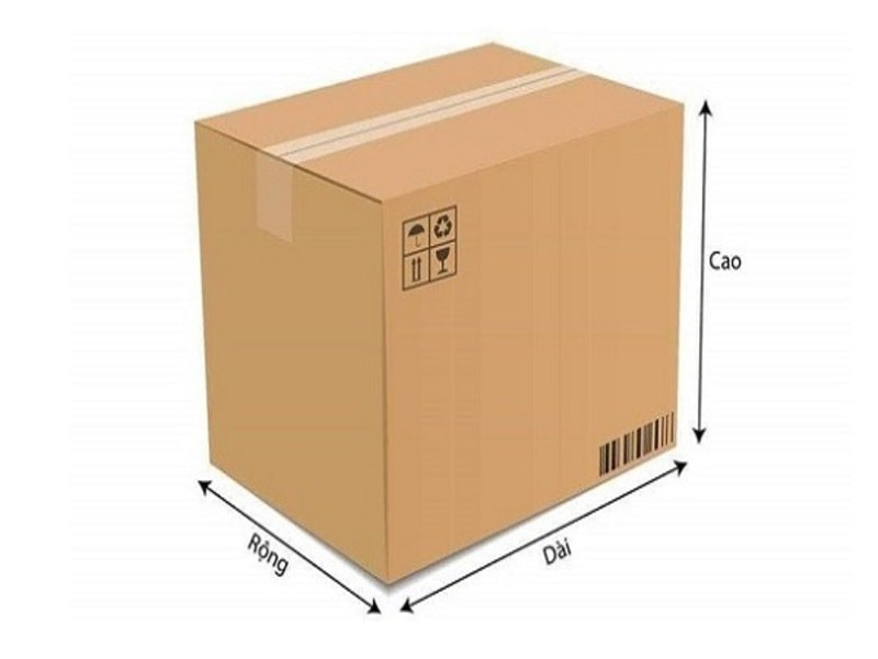 Cách tính diện tích thùng carton chuẩn và chính xác