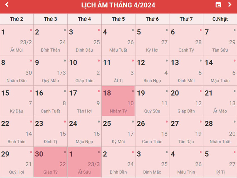 Lịch nghỉ lễ năm ngày 1/5/2024