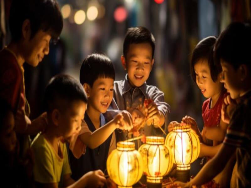 Ý nghĩa sâu sắc của tục lệ rước đèn Trung thu
