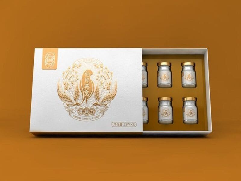 Các Mẫu Hộp Yến Sào Cao Cấp 17 Hộp yến sào dạng hình chữ nhật