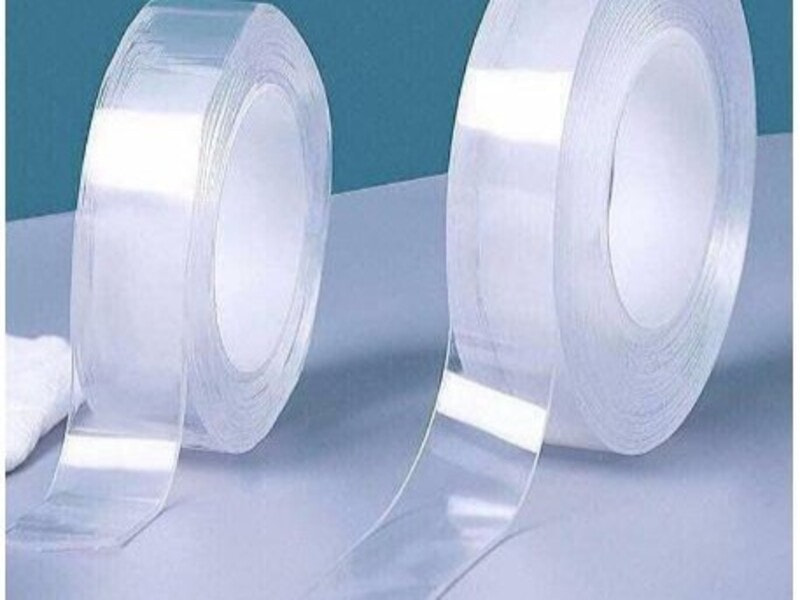Băng dính dán tường siêu chắc: Treo đồ không cần khoan 9 Băng dính nano trong suốt