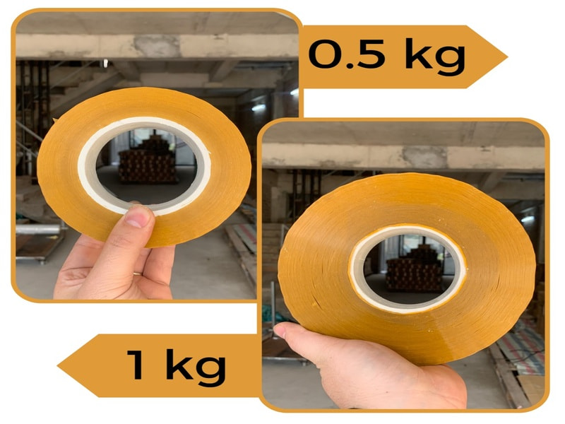 Bảng giá băng keo trắng trong, vàng chanh, vàng đục 