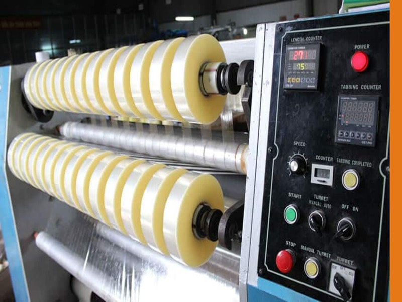 Chi tiết các bước trong quy trình sản xuất băng keo 